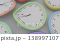 Distorted Clock, Time Slip, Parallel World, Mystery, 3D Animation 138997107