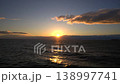 【新舞湖海洋公園】夕陽西下，餘暉沉入地平線。 138997741