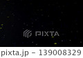 レトロなドット表現の星空背景 黒バックのピクセル風ディスプレイ動画 横長 動画 139008329
