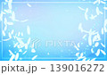 Pure white feathers fluttering and flowing on both sides against a blue background of stars. Loop 4K video 139016272