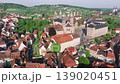 aerial view of the old town of bamberg with the historic town hall on the regnitz 139020451