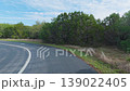 Cycling POV Road Curve Trees Scenic Daytime Smooth Asphalt Ride 139022405