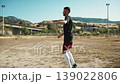 Legs Warm Up In A Small Football Pitch 139022806