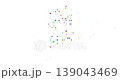 Ethereal Dots Emerge Forming Surreal South Korea Map Animation 139043469