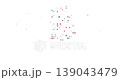 Surreal Circles Swarm to Form South Korean Generative Silhouette 139043479
