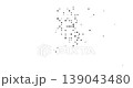 Digital Spheres Emerge Forming Hypnotic South Korea Map Animation 139043480