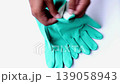 How to properly remove the gloves 139058943