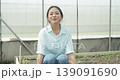 Agricultural concept of 4k resolution. Asian students explain the process of growing vegetables in the Agricultural Education Demonstration Center. 139091690