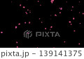 Falling cherry blossom petals on a black background, no text | 4K, Japanese style, night cherry blossoms, celebration Falling cherry blossom petals on a black background, no text | 4K, Japanese style, night cherry blossoms, celebration 139141375