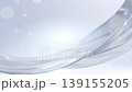 Soft, translucent silk-like waves and glowing particles create a luxurious backdrop ideal for beauty, skincare, or cosmetic product designs. 139155205