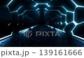 Futuristic Neon Corridor Loop Animation Camera Fly Through 139161666