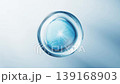 Blue liquid water bubbles background, 3d rendering. 139168903