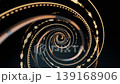 Technical digital curve lines background with futuristic concept, 3d rendering. 139168906