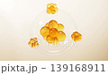 Transparent golden cell bubble, 3d rendering. 139168911