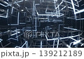 Futuristic Neon Data Corridor Loop Fly Through Abstract Technology Background 139212189