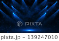 Deep cyber stage waves lights, futuristic digital award spotlight Art waving lines particles big data streams, 139247010