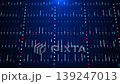 Blinking LED Lights of Server Computer Servers in a cloud data storage center for artificial intelligence 139247013