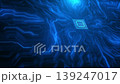 Futuristic AI Artificial Intelligence AI digital cyberspace Circuit Board Accelerated Chip Connection. 139247017