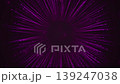 Abstract center neon light shine ray speed radial zoom for technology vj background. Speed of blue 139247038