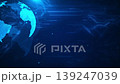 Digital Technology World Map Animation. Big data technology, business concept Futuristic web links lines. 139247039