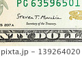 Signatures of Secretary of the Treasury, Close-Up Zoom on Different U.S. Dollar Banknotes. Close-Up. Stop-Motion. Looped Video. 139264020