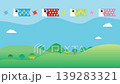 Children's Day Koinobori (carp streamer) banner video (with space for copying) 139283321