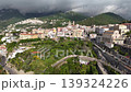 Drone shot of Vietri sul Mare on Amalfi Coast, Campania, Italy 139324226