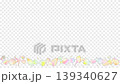 A looping animation of cute pastel-colored seashells flowing in a line. A tropical summer watercolor frame. 139340627