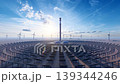 aerial view of a solar photovoltaic power station 139344246