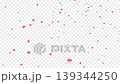 alpha peach blossoms and cherry blossoms falling in the background 139344250