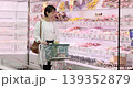 Women shopping at supermarkets 139352879