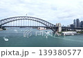 Drone footage of Sydney Harbour Bridge in Australia. 139380577