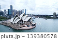 Aerial view capturing Sydney Harbour and the Opera House. 139380578