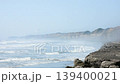 Clear skies and rough waves at Byobugaura, Choshi City, Chiba Prefecture. 139400021