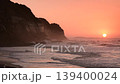 Sunrise over the sea at Byobugaura, Asahi City, Chiba Prefecture. 139400024
