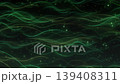 グリーンの光ウェーブのアブストラクト 全面 ループ グリーンの光ウェーブのアブストラクト 全面 ループ 139408311