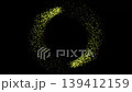 Yellow rotating particles of light - Loop 139412159