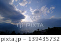從高刈山拍攝的日落時分北阿爾卑斯山脈縮時攝影 139435732
