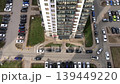 view of parked cars near a building  139449220