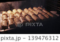 Time-Lapse: Meat Crepe Rolls Baking Inside a Hot Oven 139476312