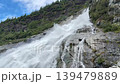 滝の水の力強い流れ、アラスカ州ナゲット滝、音声あり、2025円8月 139479889