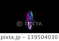 Glowing neon outline of a rocket ship taking off isolated on a dark background Glowing neon outline of a rocket ship taking off isolated on a dark background 139504030