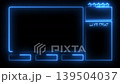 Neon glowing gaming overlay for live streaming light frames and a central digital particle sphere on a dark background Neon glowing gaming overlay for live streaming light frames and a central digital particle sphere on a dark background 139504037