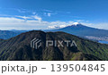 A blue sky view of Mt. Mitsutoge and Mt. Fuji. 139504845