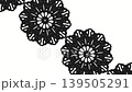 Delicate paper-cut style flower motifs and animated background with flowers that rotate in sync. 139505291