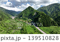 A scene from a mountainous area in eastern Toyama Prefecture, where snowmelt water flows in May. 139510828