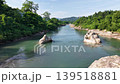 石川県を流れる手取川の空撮 139518881