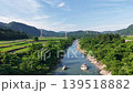 石川県を流れる手取川の空撮 139518882