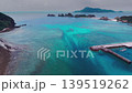 青い海と海岸線を上空から撮影した風景映像 139519262