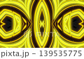 Golden kaleidoscopic symmetry pulses with sharp mirrored neon shapes 139535775